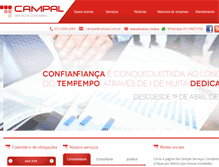 Tablet Screenshot of campal.com.br